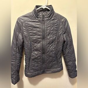 PrAna lightweight full zip puffer gray size XS